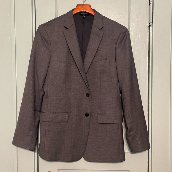 Banana Republic Tessuto Wool Blend Two Button Blazer Suit Jacket‎ Size 40R - Picture 1 of 8